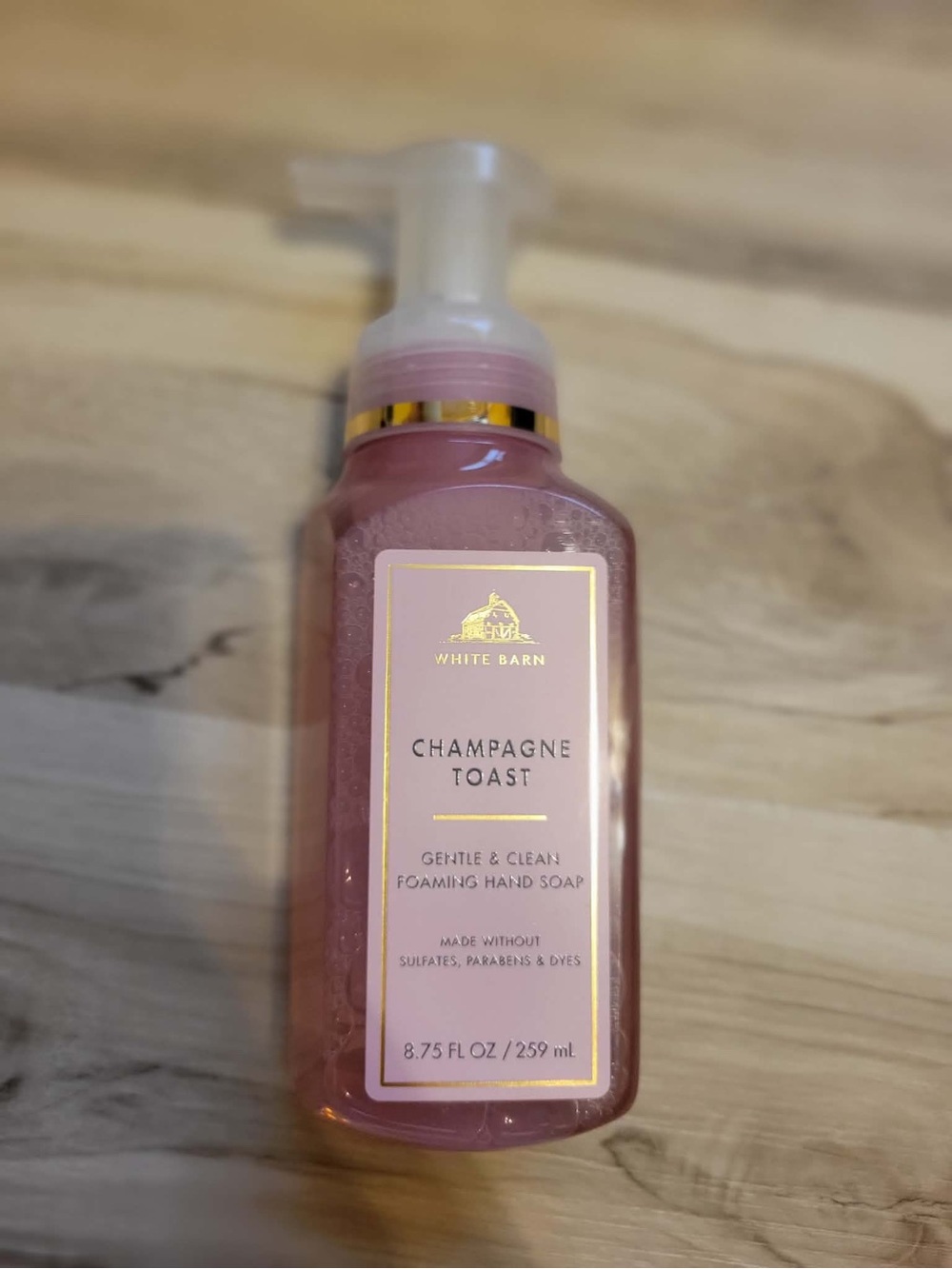 White Barn Champagne Toast Foaming Hand Soap and Hand Sanitizer